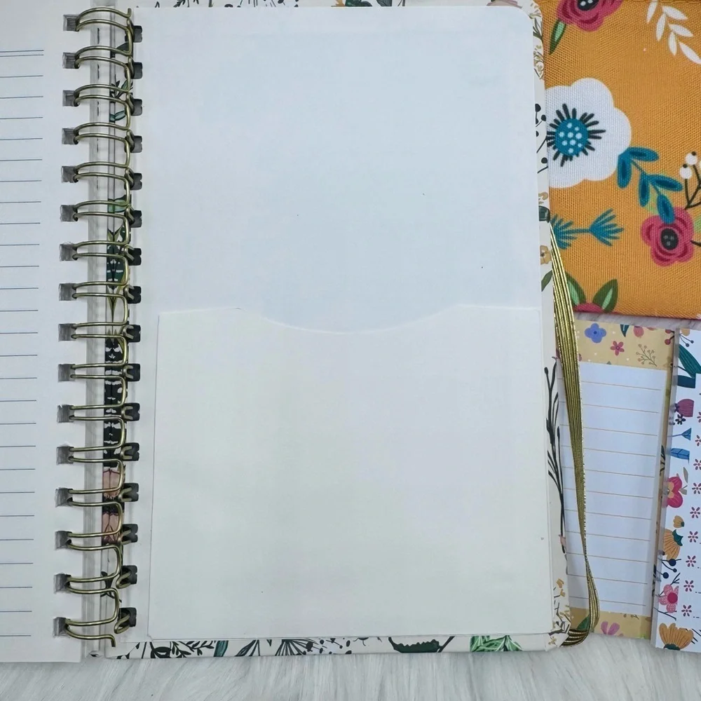 The Notebook Hardcover Floral Stationary Set